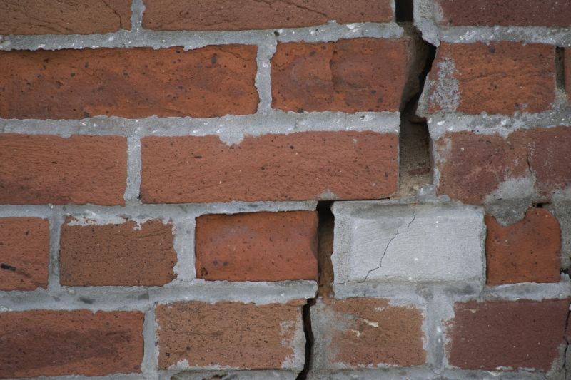 Brick Wall Crack Repair detail